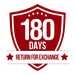 180-days Free<br> Replacement