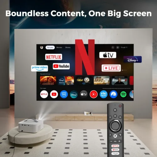 Projector with wifi and bluetooth